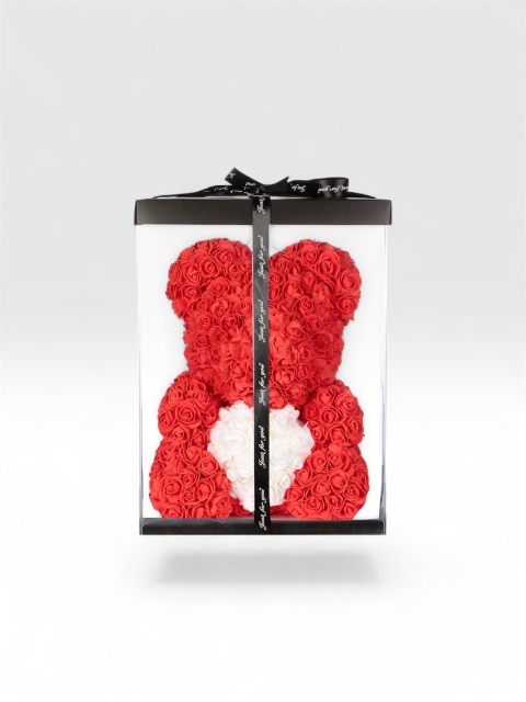 Luxury Red Bear with Heart 40cm